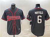 Men's Tampa Bay Buccaneers #6 Baker Mayfield Grey Cool Base Baseball Stitched Jersey,baseball caps,new era cap wholesale,wholesale hats